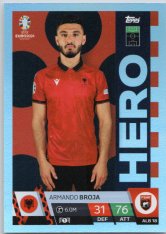 fotbalová karta Topps Match Attax EURO 2024 ALB18 Armando Broja (Albania)  -  Hero