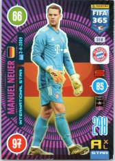 fotbalová karta Panini Adrenalyn XL FIFA 365 2021 International Stars 318 Manuel Neuer FC Bayern München