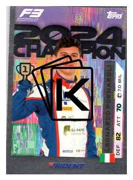 2025 Topps Turbo Attax F1 Invicta Racing Champions  279 Leonardo Fornaroli