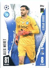 2023-24 Topps Match Attax EXTRA UEFA Club Competition Squad Update 26 Alex Meret (SSC Napoli)