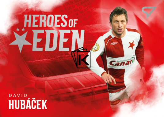 2025-26 SportZoo SK Slavia Praha Heroes of Eden HE-04 David Hubáček