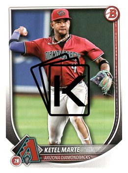 Baseballová karta 2025 Bowman 76 Ketel Marte, Arizona Diamondbacks