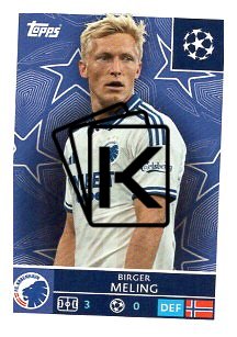 2025-26 Topps Champions League  F.C. Copenhagen 498 Birger Meling - Master