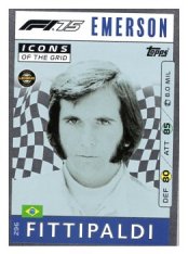 2025 Topps Turbo Attax F1  Icons of the Grid   296 Emerson Fittipaldi