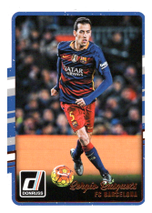 2016-17 Panini Donruss Soccer 32 Sergio Busquets - FC Barcelona