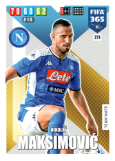 Fotbalová kartička Panini Adrenalyn XL FIFA 365 - 2020 Team Mate 271 Nikola Maksimović SSC Neapol