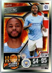 fotbalová kartička 2020-21 Topps Match Attax 101 Champions League Hot Shot 208 Raheem Sterling Manchester City