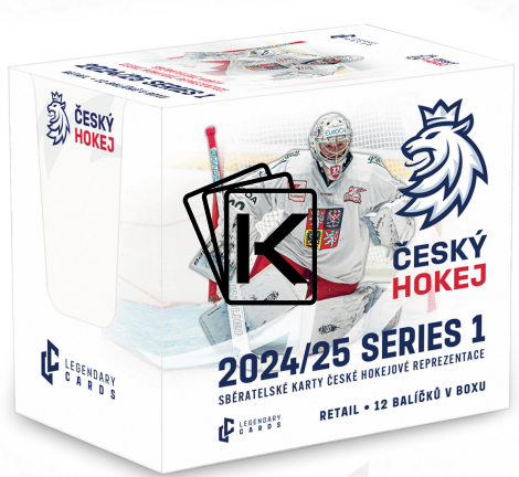 2024 25 Legendary Cards Český Hokej - Series 1 Retail Case
