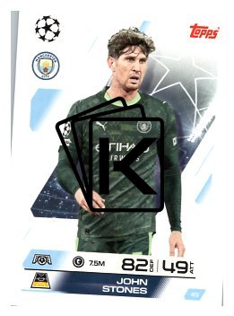 fotbalová kartička 2025-26 Topps Match Attax UCC 49 John Stones (Manchester City)