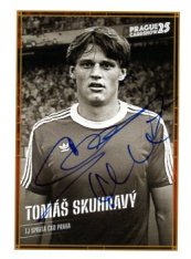 podepsaná kartička 2025 Prague Card Show Tomáš Skuhravý AC Sparta Praha