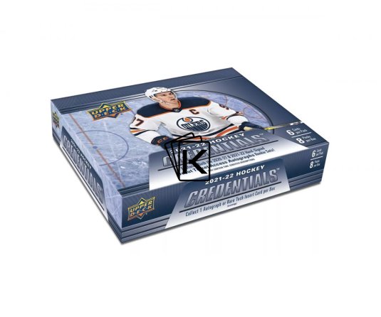 2021-22 Upper Deck Credentials Hockey Hobby Box