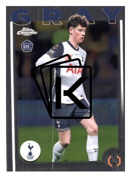fotbalová kartička 2024-25 Topps Chrome 170 Archie Gray, Tottenham Hotspur RC