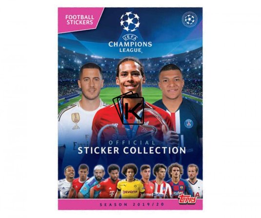 2019-2020 Topps Champions League Album na Samolepky