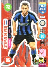 fotbalová karta Panini Adrenalyn XL FIFA 365 2021 Titan 347 Stefan De Vrij Inter Milan