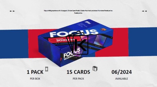 2023-24 Topps FC Barcelona Focus Hobby Box