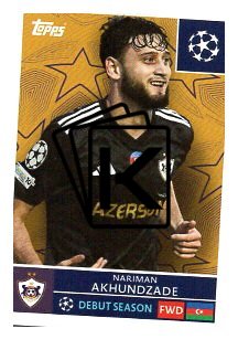 2025-26 Topps Champions League  Qarabağ FK 549 Nariman Akhundzade