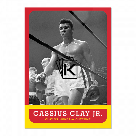 Sběratelská Kartička 2021 Topps MUHAMMAD ALI - The People's Champ 6. Cassius Clay Jr.