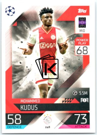 Fotbalová kartička 2022-23 Topps Match Attax UCL 248 Mohammed Kudus - AFC Ajax