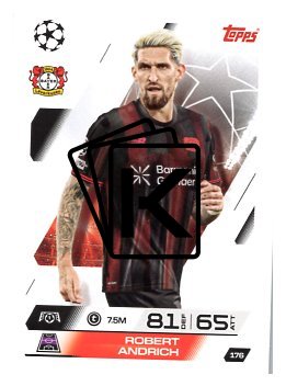 fotbalová kartička 2025-26 Topps Match Attax UCC 176 Robert Andrich (Bayer 04 Leverkusen)