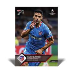 Fotbalová kartička Topps Now 2021-22 UCL 32 Luis Suarez Atletico Madrid
