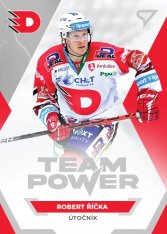 hokejová kartička 2021-22 SportZoo Tipsport Extraliga Team Power TP-18 Robert Říčka HC Dynamo Pardubice