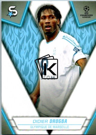 Fotbalová kartička 2023-24 Topps Superstars UEFA Club Competitions 200 Didier Drogba (Olympique de Marseille)