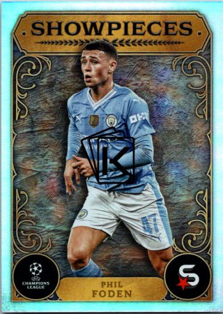Fotbalová kartička 2023-24 Topps Superstars UEFA Club Competitions Showpieces 16 Phil Foden (Manchester City)
