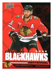 2025-26 Upper Deck Centennial Chicago Blackhawks 71 Jason Dickinson