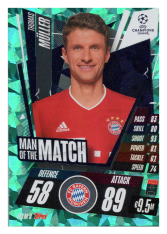 fotbalová kartička 2020-21 Topps Match Attax Champions League MTM8 Thomas Müller FC Bayern München Update