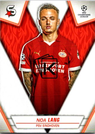 Fotbalová kartička 2023-24 Topps Superstars UEFA Club Competitions 120 Noa Lang (PSV Eindhoven)