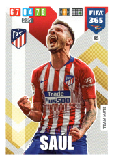 Fotbalová kartička Panini Adrenalyn XL FIFA 365 - 2020 Team Mate 95 Saul  Atletico de Madrid