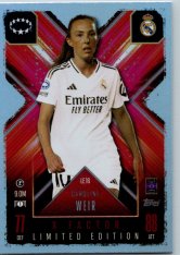 Fotbalová kartička 2024-25 Topps Match Attax EXTRA UEFA Club Competitions Limited Edition LE 16.  Caroline Weir (Real Madrid CF)