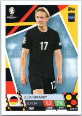 fotbalová karta Topps Match Attax EURO 2024 GER11 Julian Brandt (Germany)