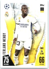 Fotbalová kartička 2023-24 Topps Match Attax UEFA Club Competitions 143 Ferland Mendy Real Madrid CF