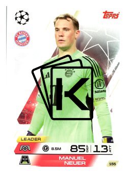 fotbalová kartička 2025-26 Topps Match Attax UCC 155 Manuel Neuer (FC Bayern München)