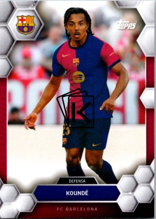 fotbalová kartička 2024-25 Topps FC Barcelona Fan Set 6 Jules Koundé