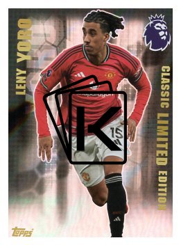 fotbalová kartička 2025-26 Topps  Premier League - Classic Limited Edition LE13 Leny Yoro (Manchester United)