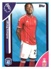 fotbalová kartička 2025-26 Topps  Premier League 247 Anthony Elanga (Nottingham Forest)-PARALLEL Blue