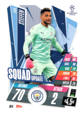 fotbalová kartička 2020-21 Topps Match Attax Champions League Extra Squad Update SU5 Zack Steffen Manchester City