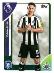 fotbalová kartička 2025-26 Topps  Premier League 221 Fabian Schär (Newcastle United)