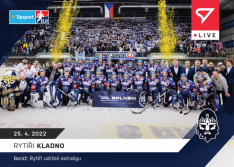 Hokejová kartička SportZoo 2021-22 Live L-135 Rytíři Kladno cíl splněn /64