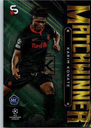 Fotbalová kartička 2023-24 Topps Superstars UEFA Club Competitions Matchwinner MW-20 Karim Konate (FC Salzburg) – RC