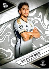 Fotbalová kartička 2023-24 Topps Superstars UEFA Club Competitions 141 Federico Valverde (Real Madrid C.F.)