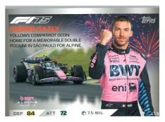 2025 Topps Turbo Attax F1 BWT Alpine Epic Moments  113 Pierre Gasly