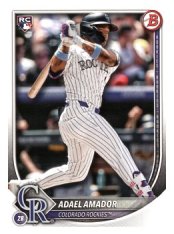 Baseballová karta 2025 Bowman 31 Adael Amador, Colorado Rockies RC