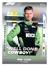 2025 Topps Turbo Attax F1 Kick Sauber PSA  170 Nico Hülkenberg