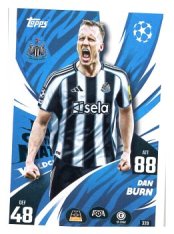 fotbalová kartička 2025-26 Topps Match Attax UCC 320 Dan Burn (Newcastle United)