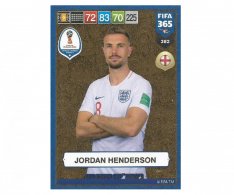 Fotbalová kartička Panini FIFA 365 – 2019 Heroes 382 Jordan Henderson (England)