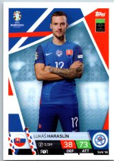 fotbalová karta Topps Match Attax EURO 2024 SVK18 Lukáš Haraslín (Slovakia)