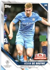Fotbalová kartička 2021-22 Topps CLBC-5 Kevin De Bruyne - Manchester City FC